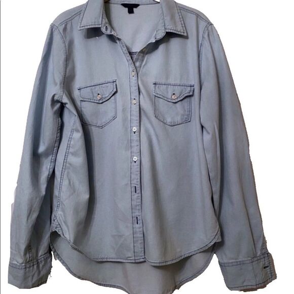 Aeropostale Demin button down Shirt size Large - Picture 1 of 2